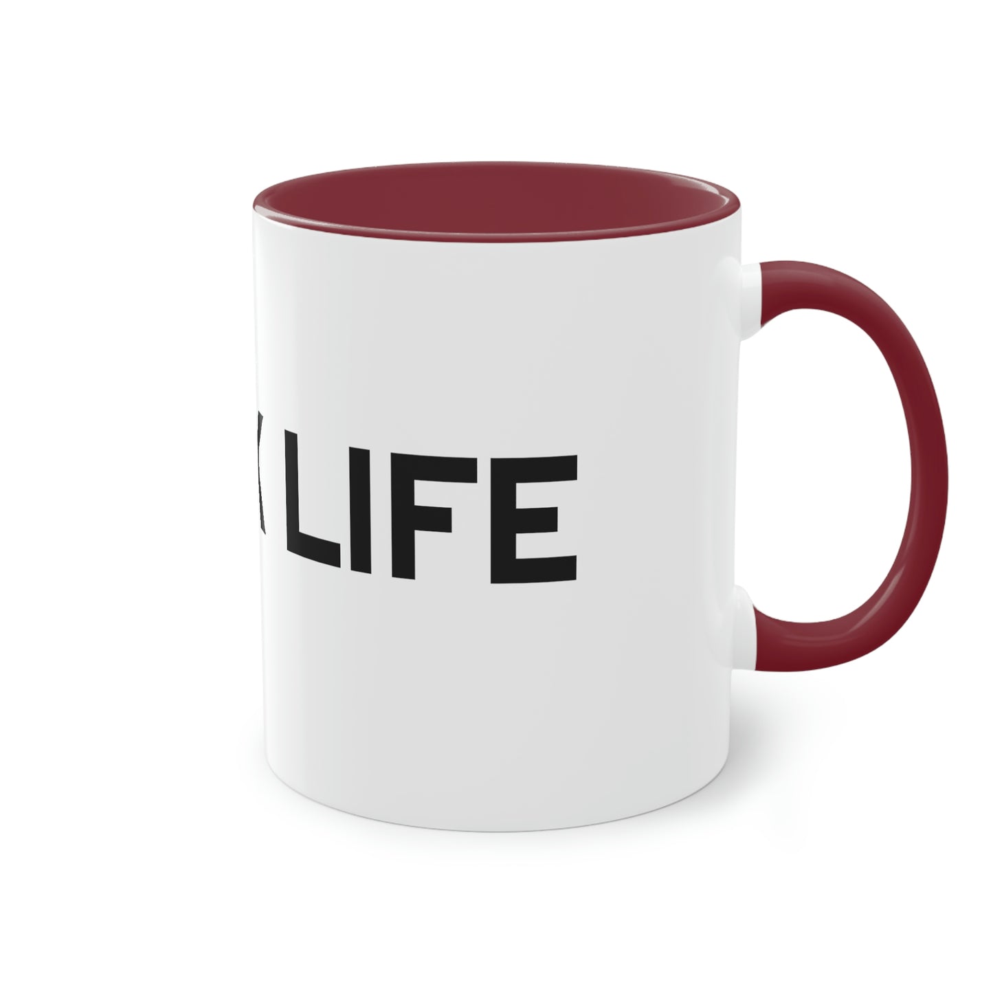 "Speak Life" Two-Tone Coffee Mug, 11oz