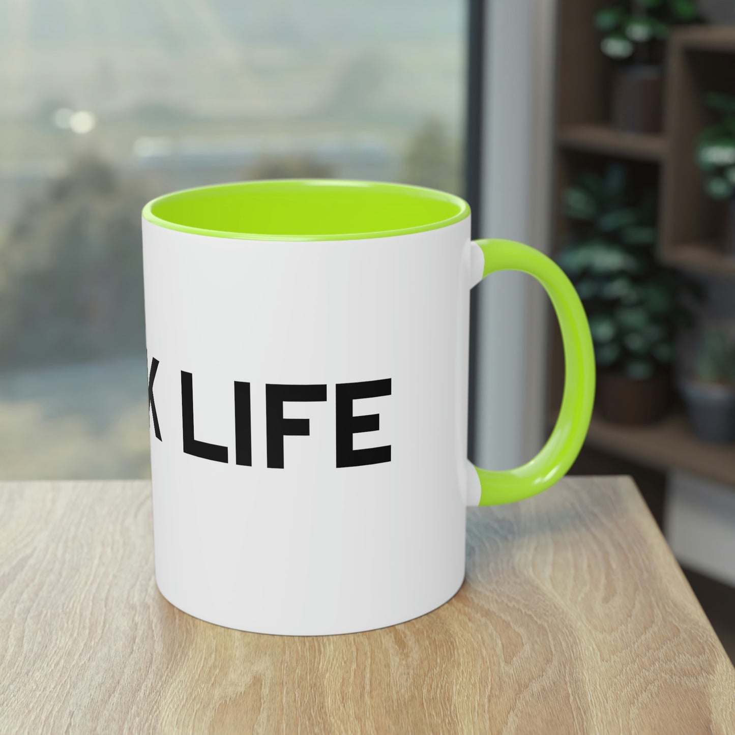 "Speak Life" Two-Tone Coffee Mug, 11oz