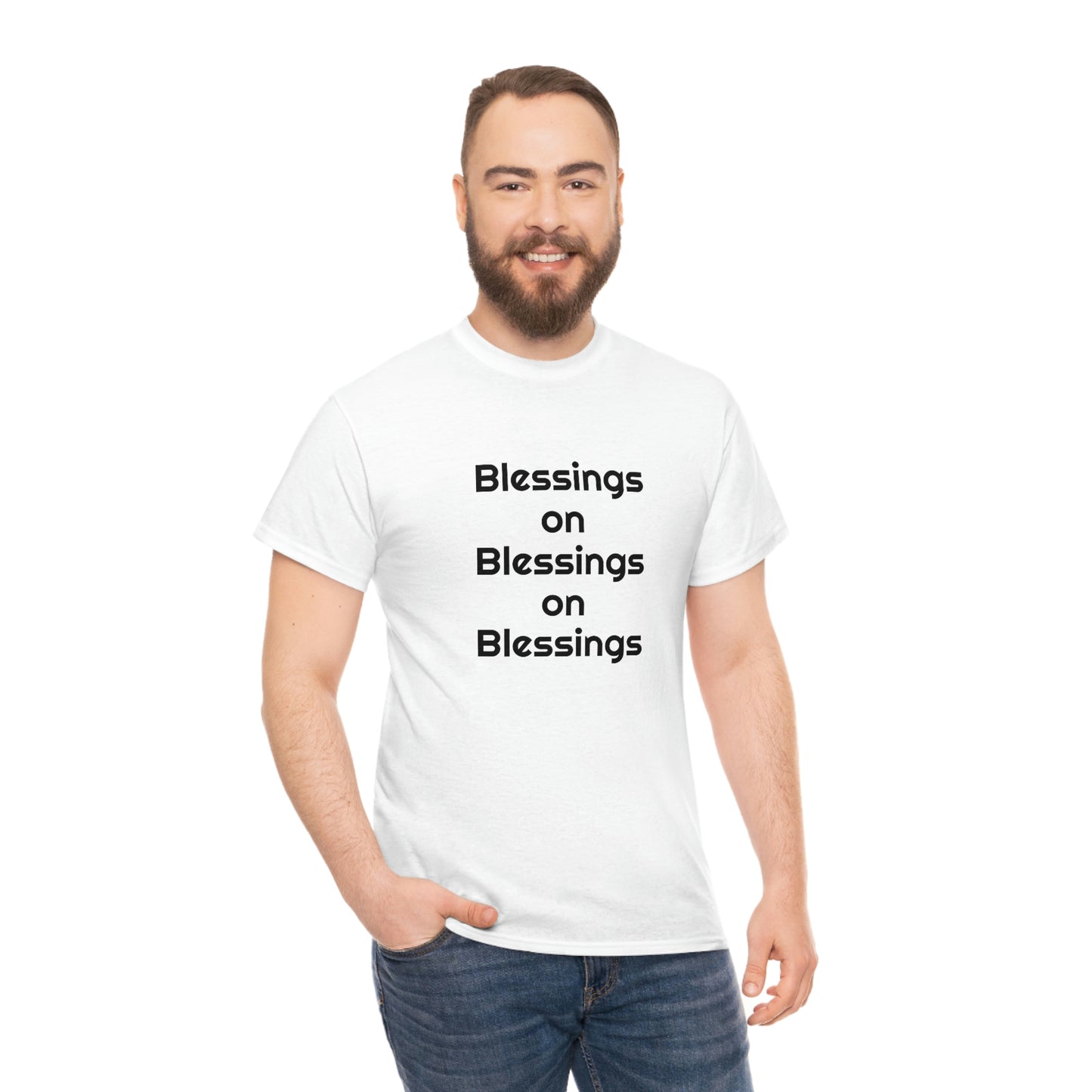 "Blessings on Blessings" Unisex Heavy Cotton Tee