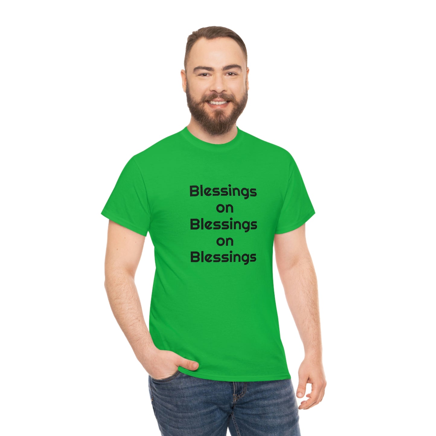 "Blessings on Blessings" Unisex Heavy Cotton Tee