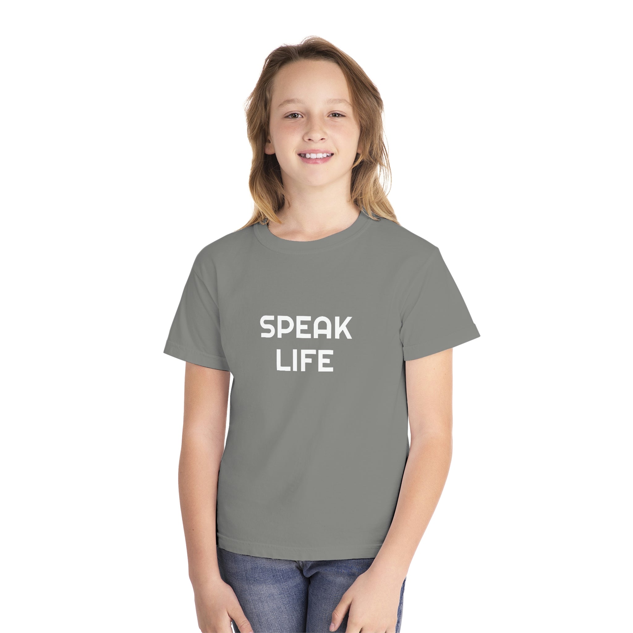 "Speak Life" Youth Midweight Tee