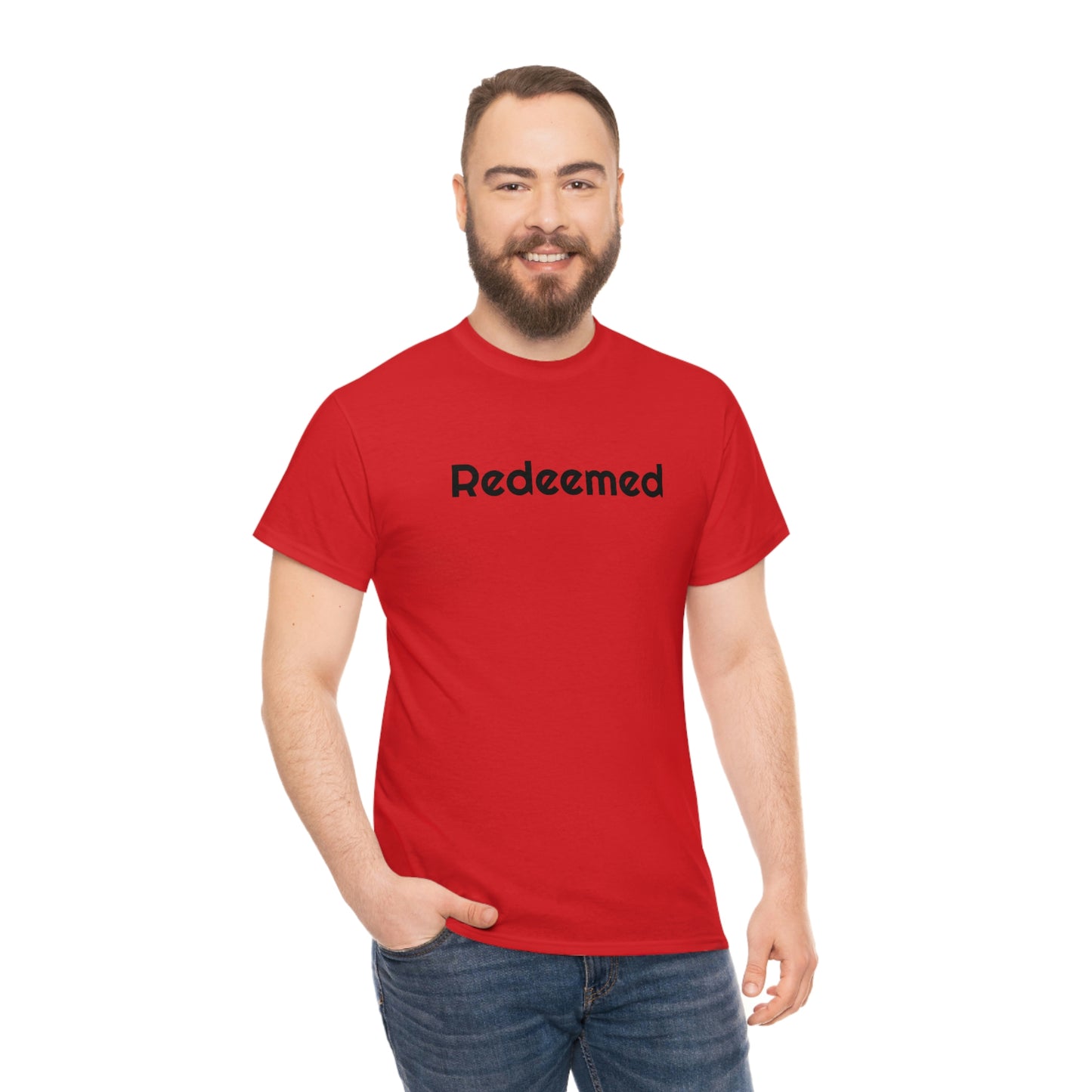 "Redeemed" Unisex Heavy Cotton Tee