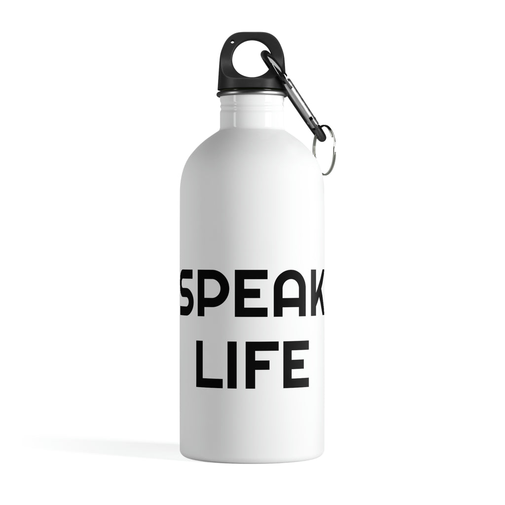 "Speak Life" Stainless Steel Water Bottle