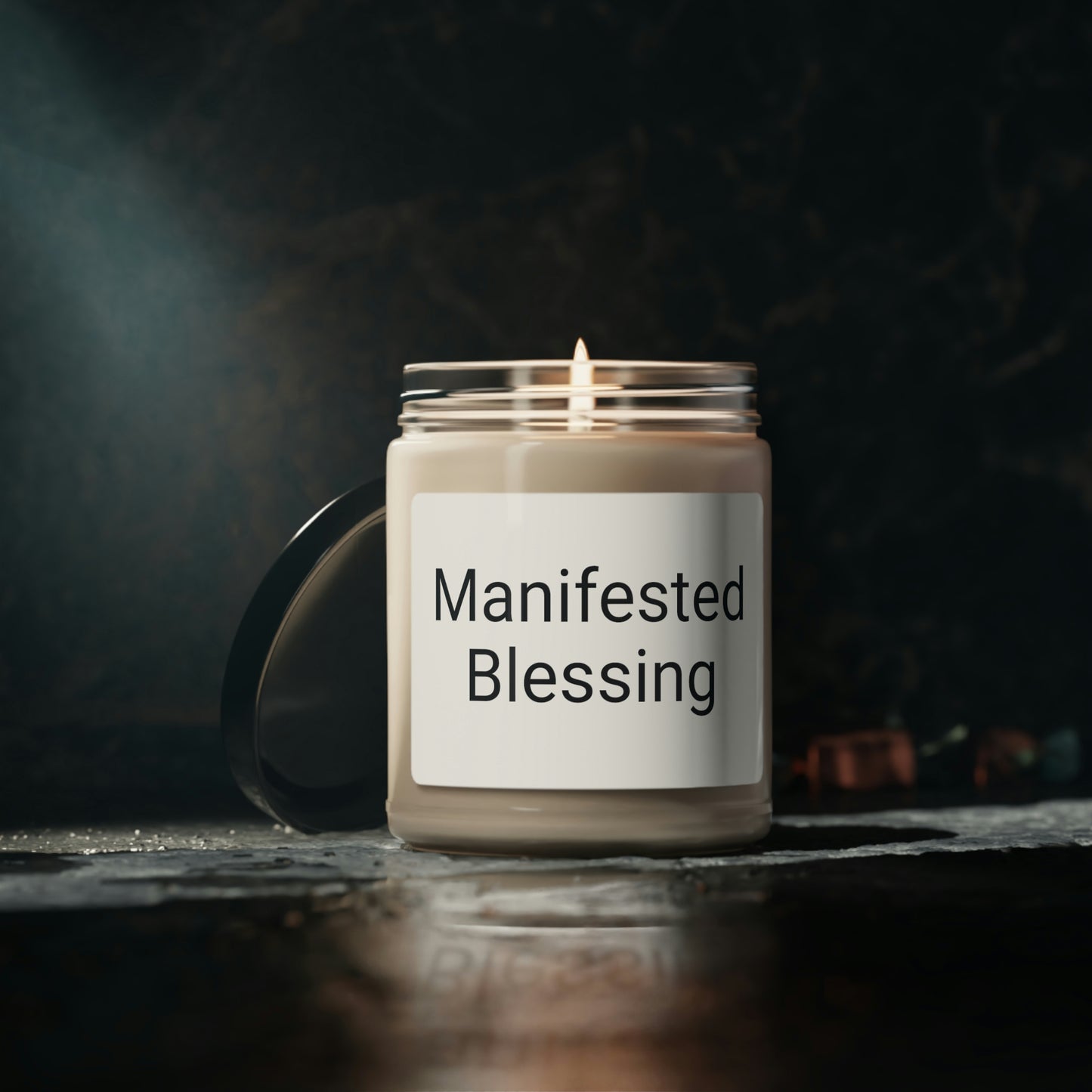 "Manifested Blessing" Scented Soy Candle, 9oz