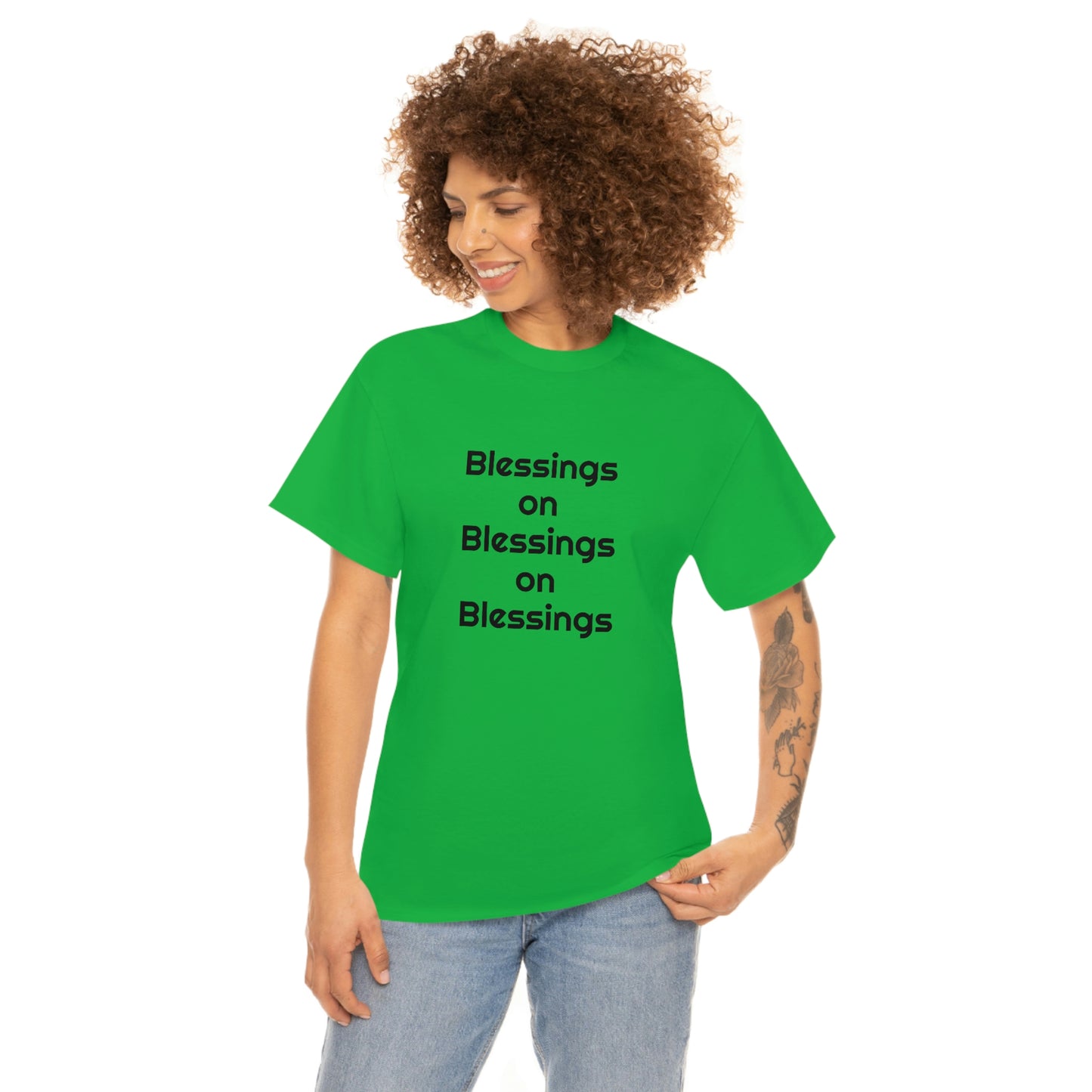 "Blessings on Blessings" Unisex Heavy Cotton Tee