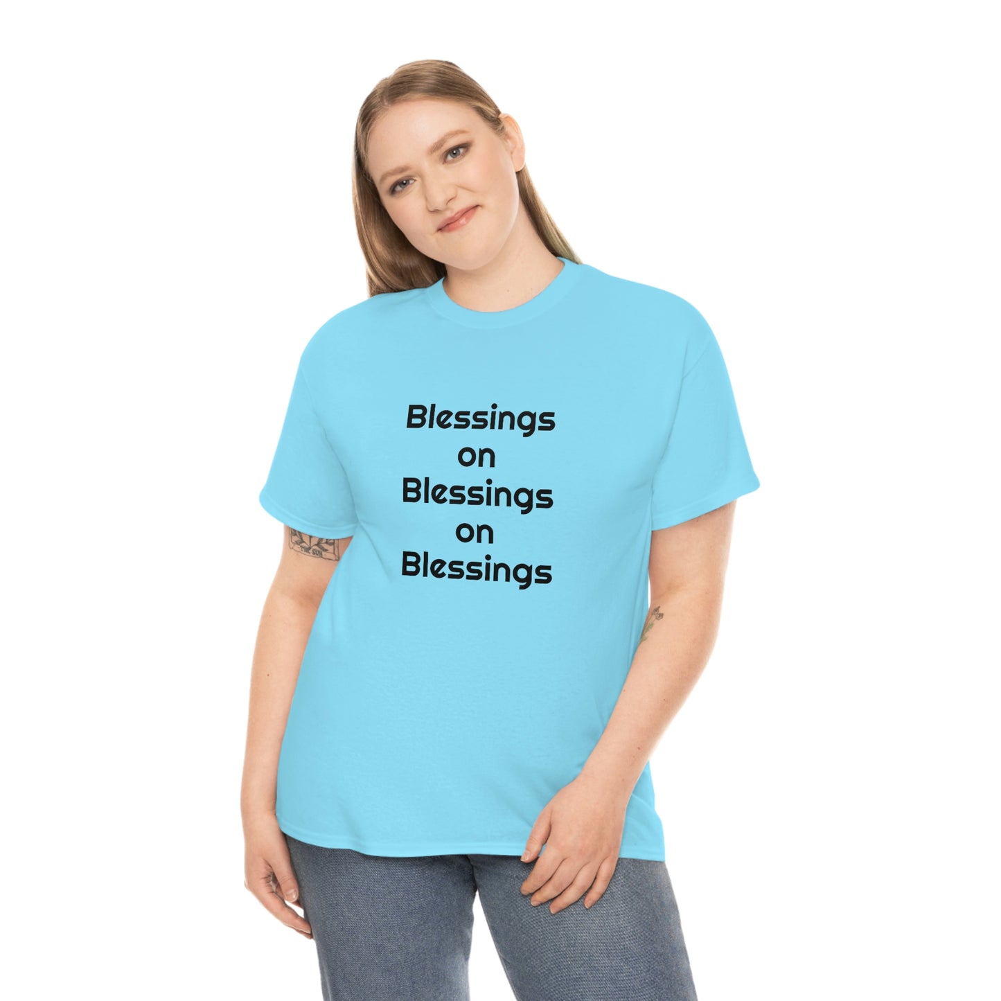 "Blessings on Blessings" Unisex Heavy Cotton Tee