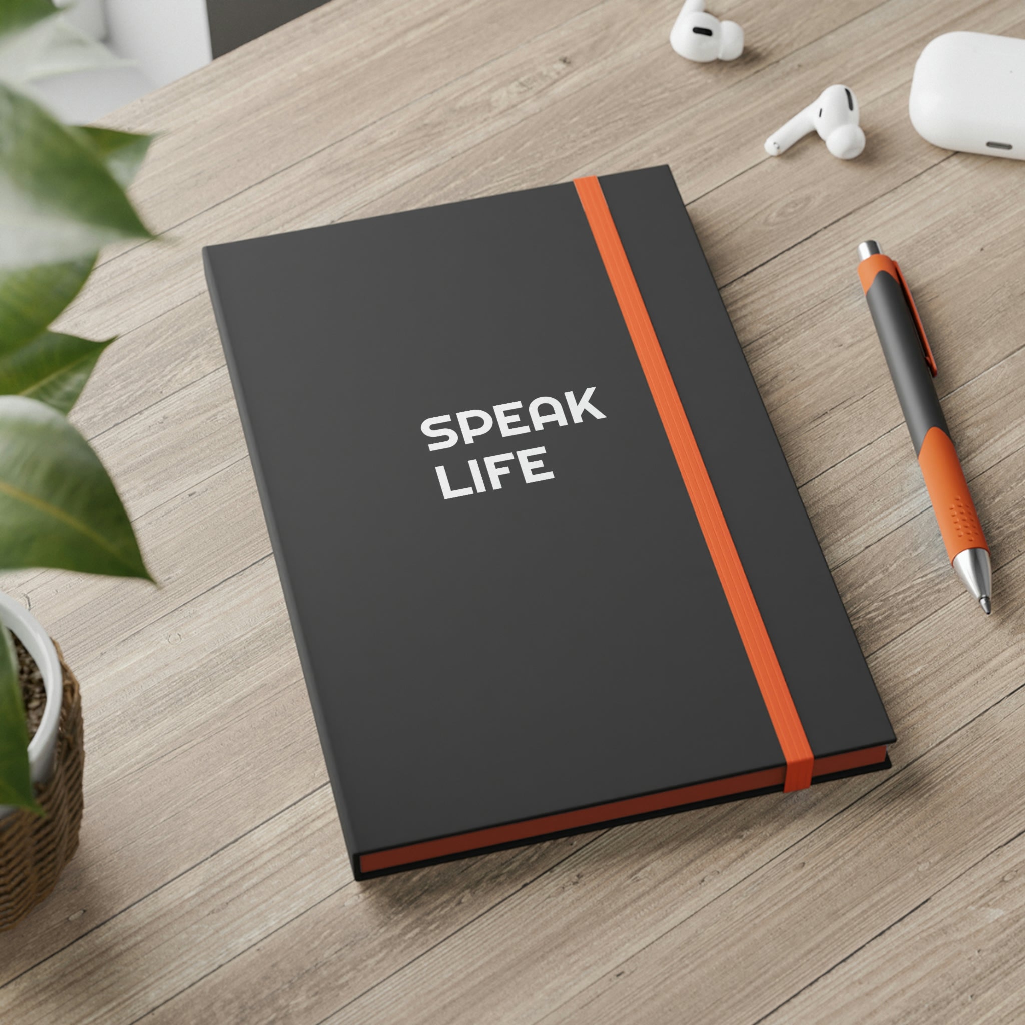 "Speak Life" Color Contrast Notebook - Ruled