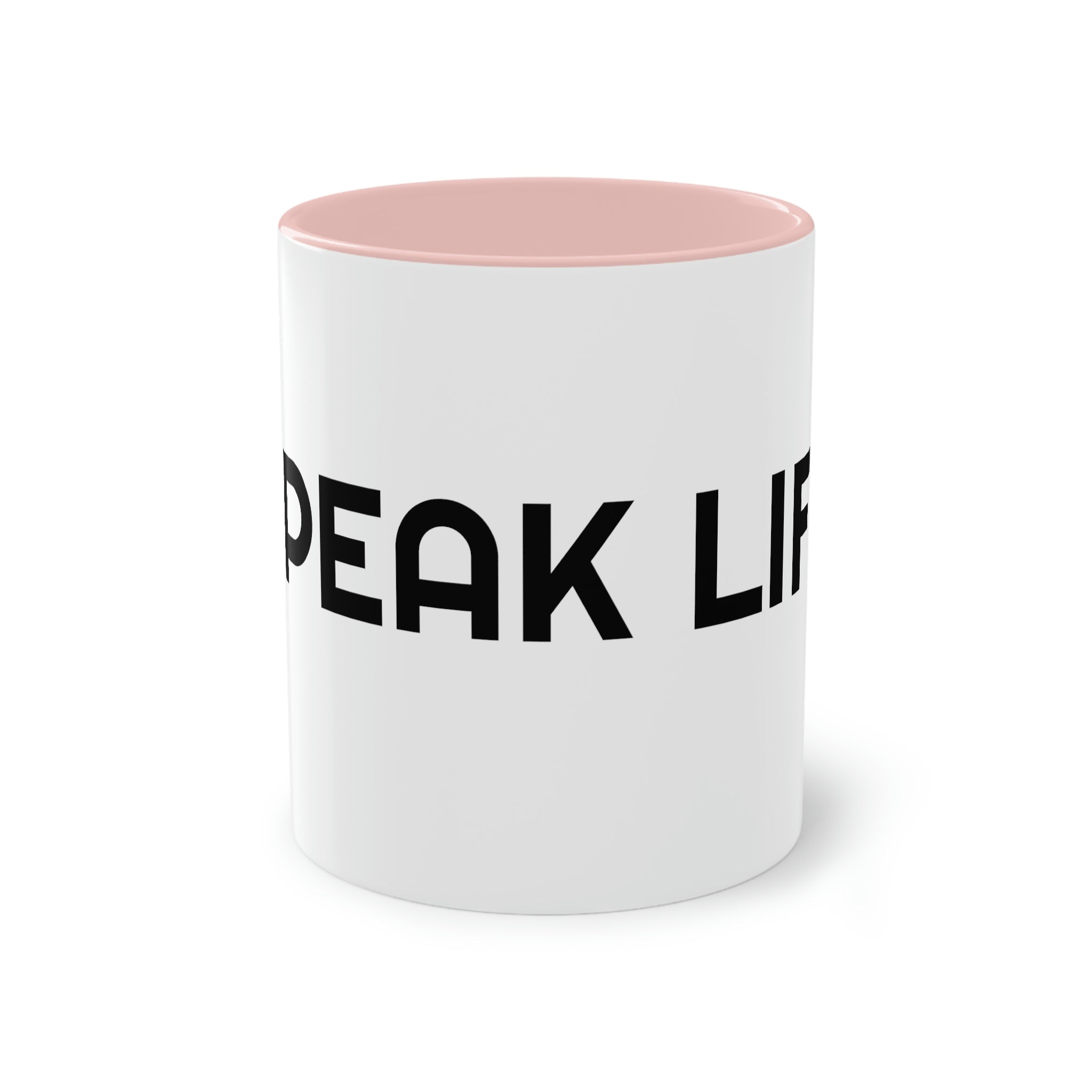"Speak Life" Two-Tone Coffee Mug, 11oz