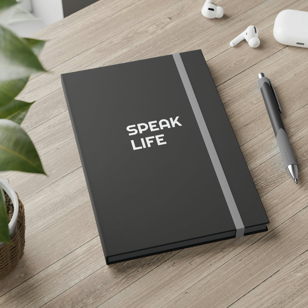 "Speak Life" Color Contrast Notebook - Ruled
