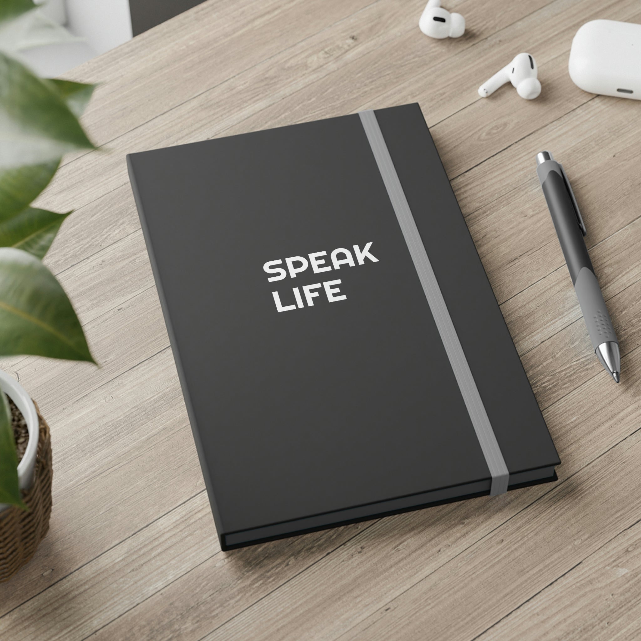 "Speak Life" Color Contrast Notebook - Ruled