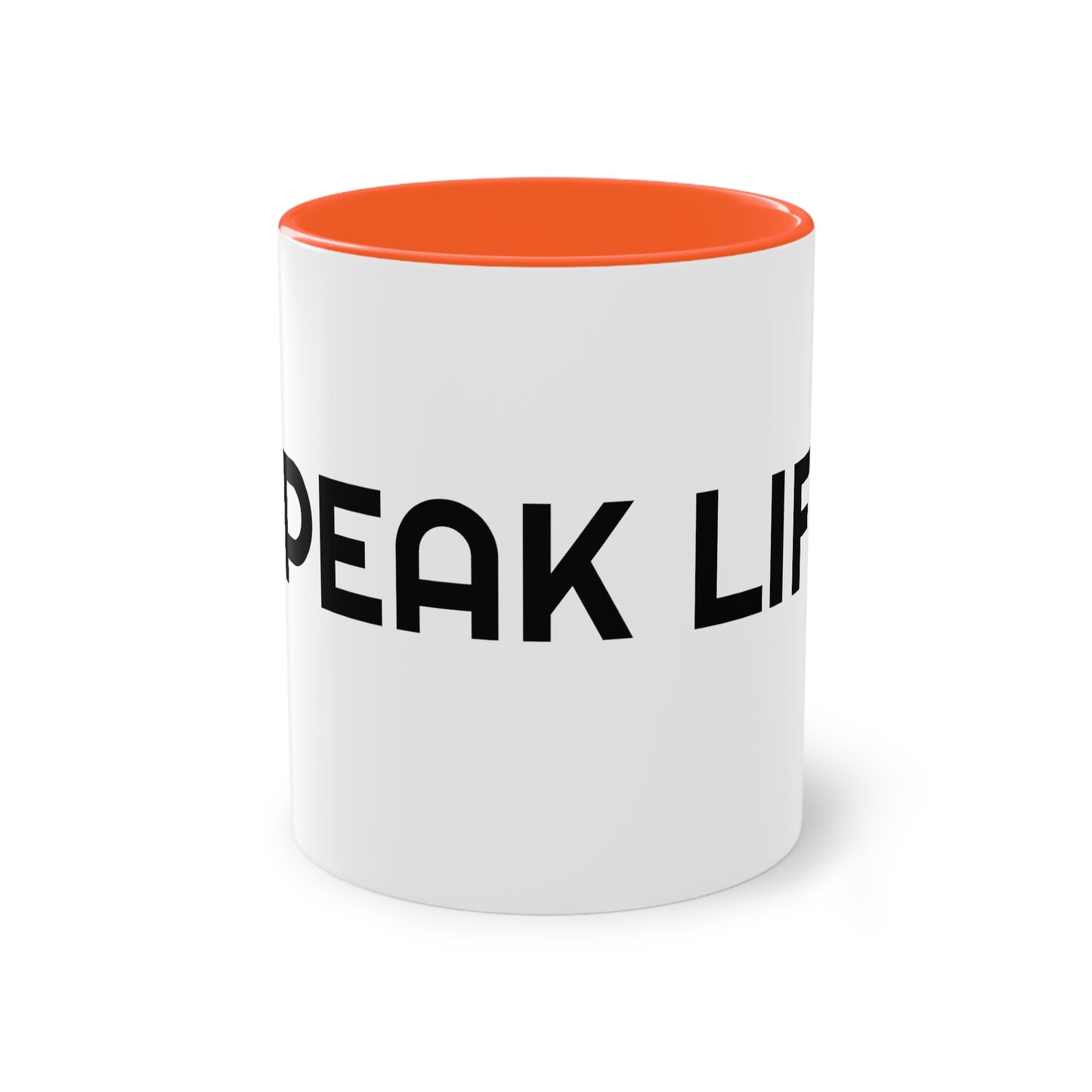 "Speak Life" Two-Tone Coffee Mug, 11oz