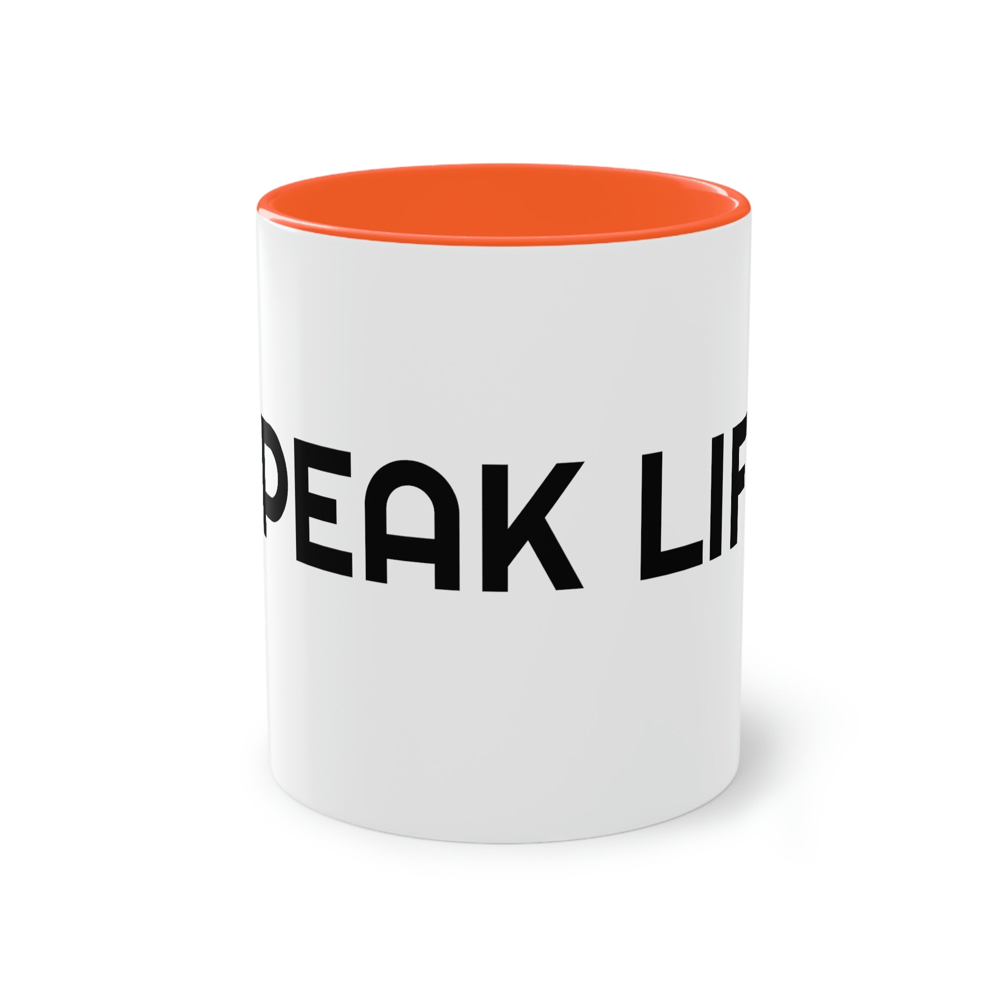 "Speak Life" Two-Tone Coffee Mug, 11oz