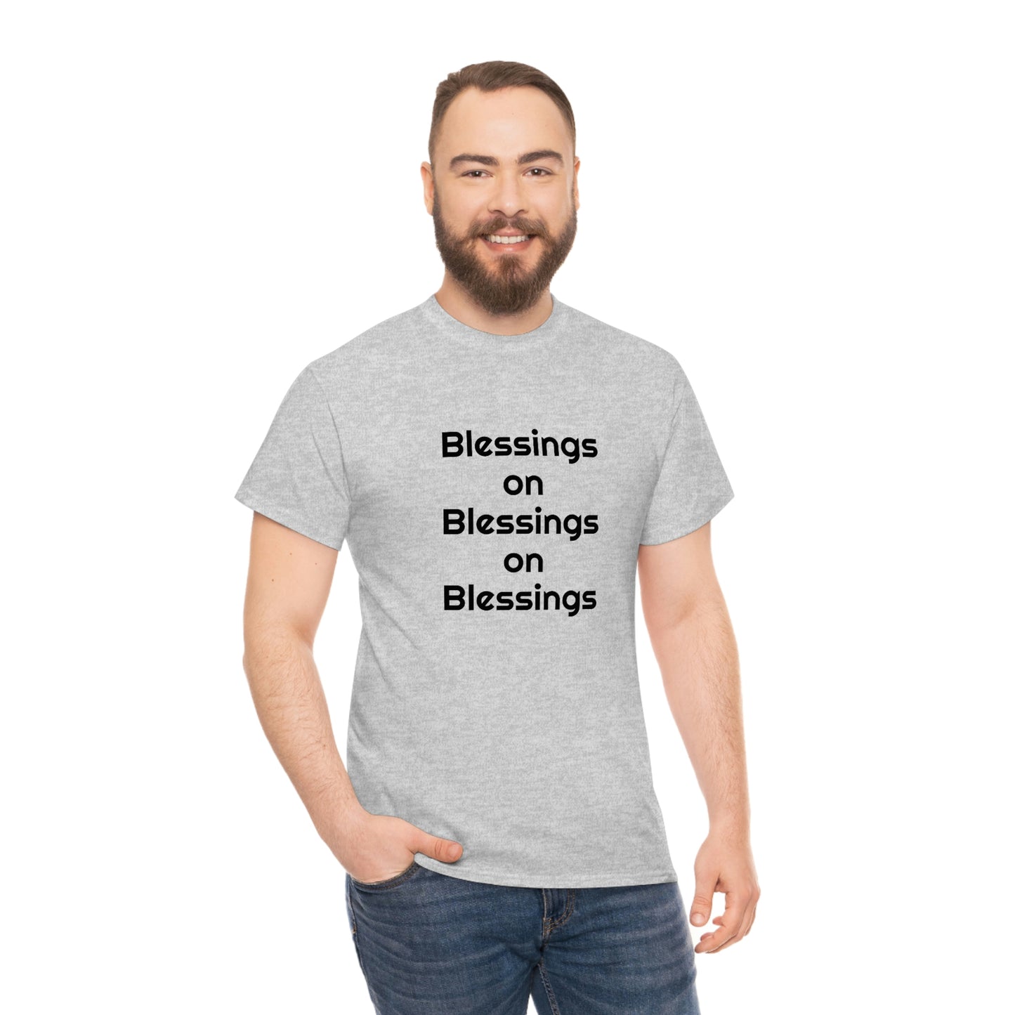 "Blessings on Blessings" Unisex Heavy Cotton Tee