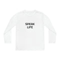 "Speak Life" Youth Long Sleeve Competitor Tee