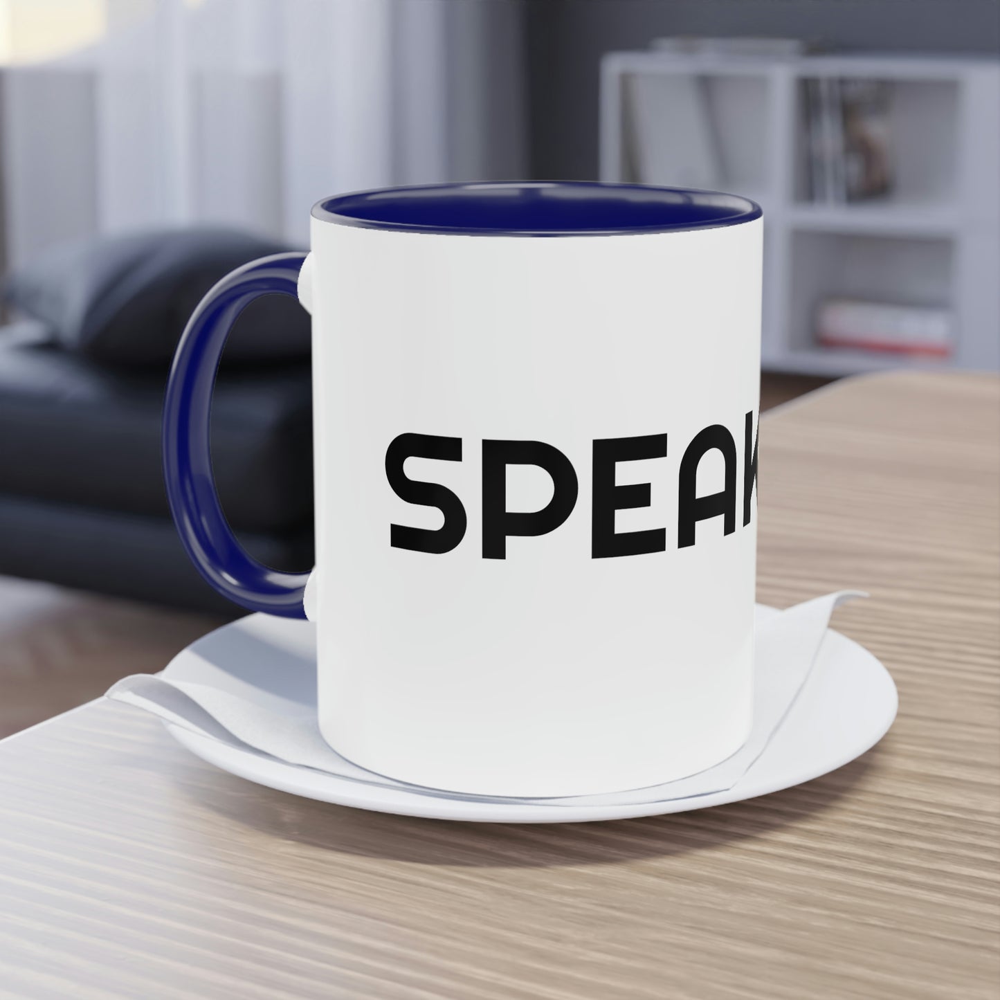"Speak Life" Two-Tone Coffee Mug, 11oz