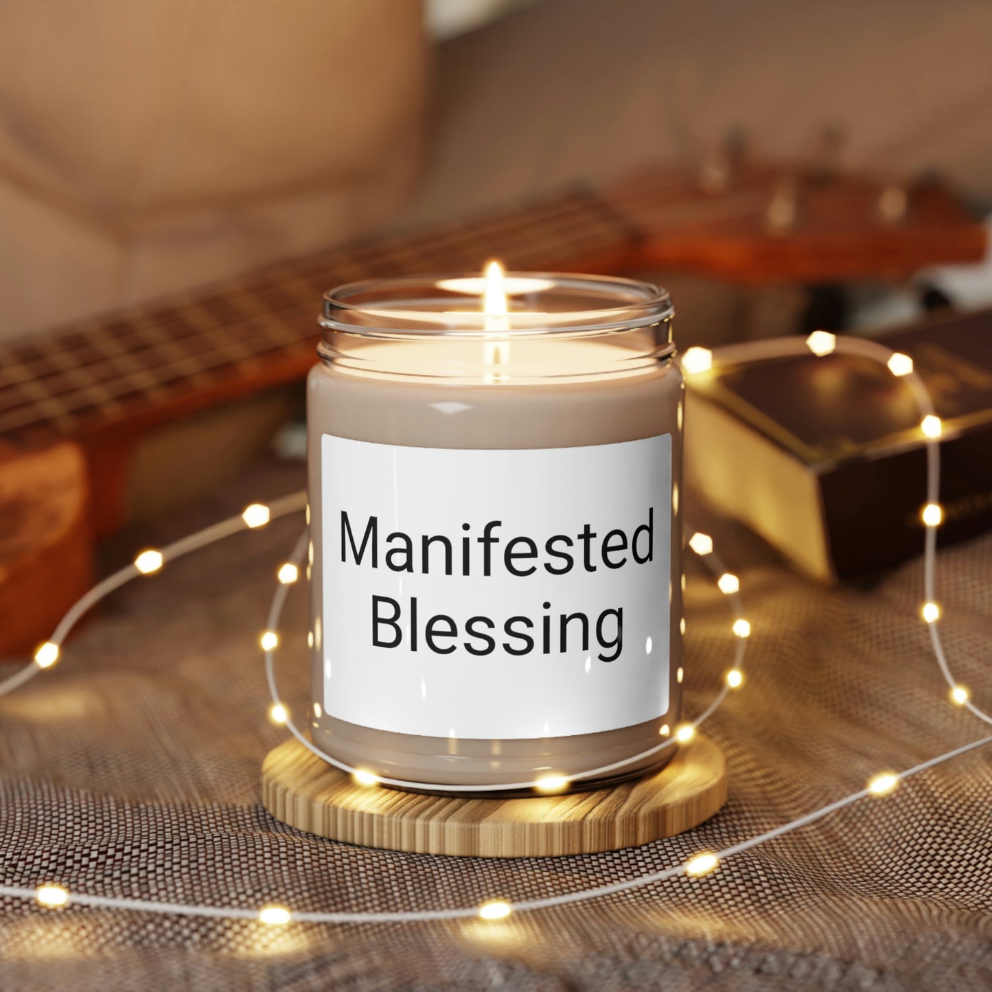 "Manifested Blessing" Scented Soy Candle, 9oz