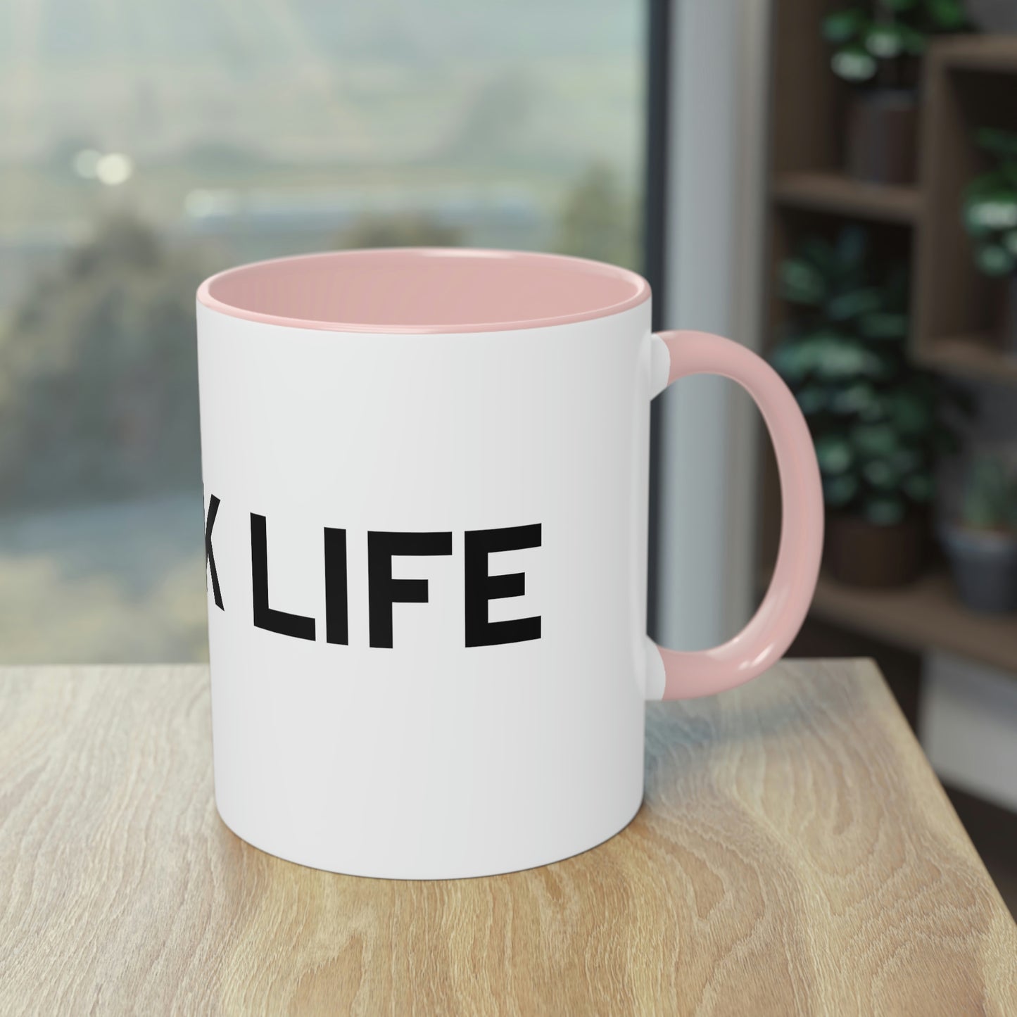 "Speak Life" Two-Tone Coffee Mug, 11oz